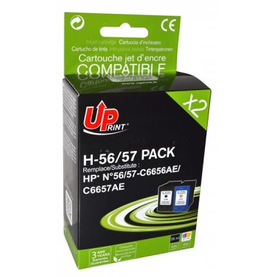 UPRINT Pack  compatible HP 56/HP 57 XL