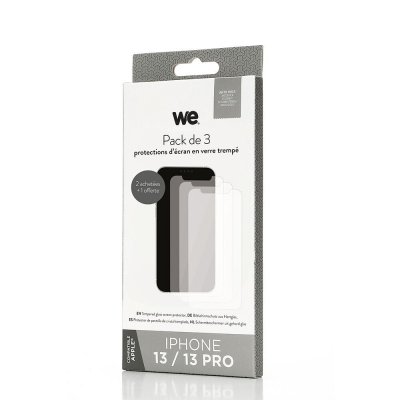 WE Pack  3 Verres Trempes Iphone 13/13 Pro