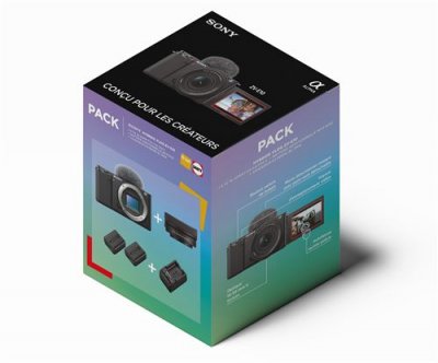SONY PACK ZV-E10 + E 16-50mm f/3,5-5,6 OSS + 2&egrave;me BATTERIE + CHARGEUR