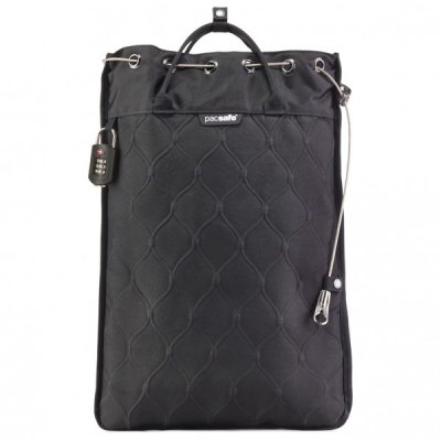 PACSAFE  Travelsafe GII Sac bandouli&egrave;re, 52 cm, 12 L, Black 100