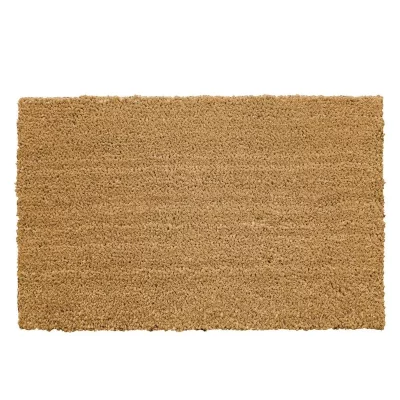 GENERIQUE Paillasson coco uni paco naturel 40 x 60 cm