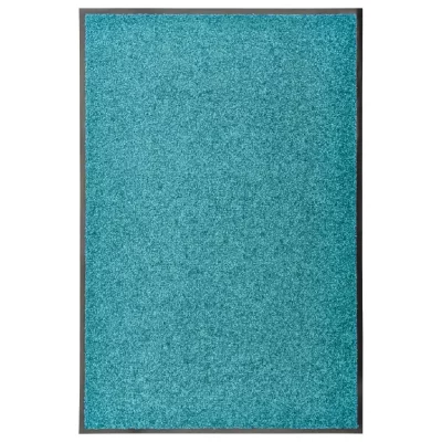 VIDAXL Paillasson lavable Cyan 60x90 cm  - cyan