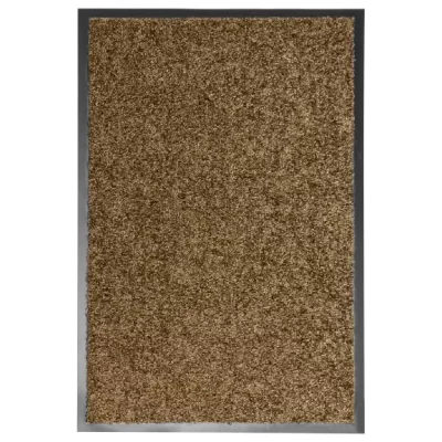 VIDAXL Paillasson lavable Marron 40x60 cm  Marron