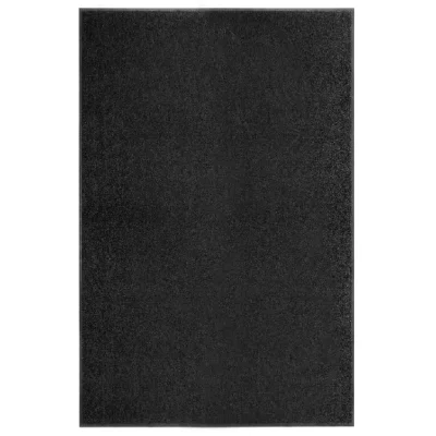 VIDAXL Paillasson lavable Noir 120x180 cm  Noir