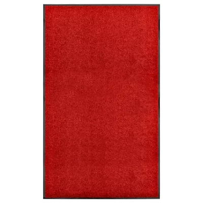 VIDAXL Paillasson lavable Rouge 90x150 cm  Rouge