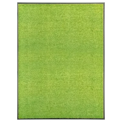 VIDAXL Paillasson lavable Vert 90x120 cm  Vert