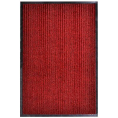 VIDAXL Paillasson Rouge 120x220 cm pvc  Rouge