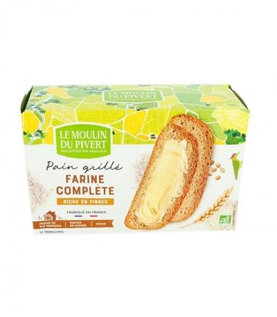 LE MOULIN DU PIVERT Pain grill&eacute; 250gr - 