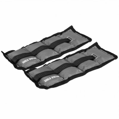 GORILLA SPORTS Paire de bandes lestees de 2 x 0 5 kg a 2 x 5 kg poids 2 kg