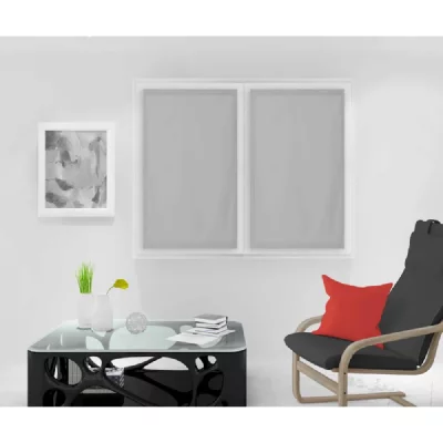 Paire de brise bise 70x120 cm dolly gris clair, par Soleil D'ocre Gris