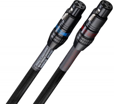 REAL CABLE Paire de C&acirc;ble XLR  Cheverny-II XLR (2 x 1 m)