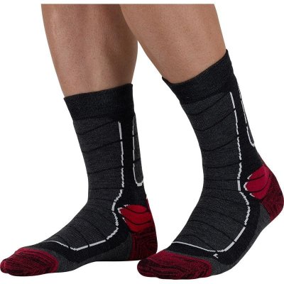 MONNET Paire de chaussettes  trek mid light gris rose