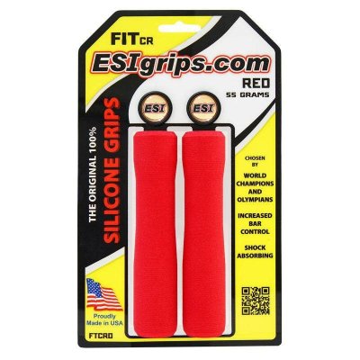 ESI GRIPS Paire de grips esi fit cr rouge