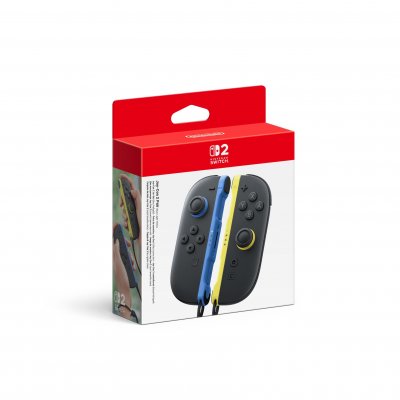 NINTENDO Paire de manettes Joy-Con 2 gauche bleu & droite jaune clair