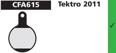 EBC Paire de plaquettes de freins hydrauliques v&eacute;lo - compatible TEKTRO
