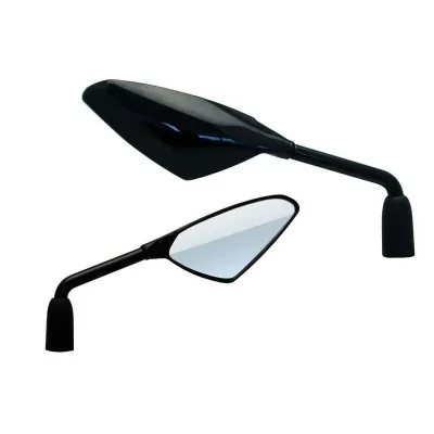 V PARTS Paire De R&eacute;troviseur Vicma Noir Brillant Avec Tige En M10 Pour Moto Scooter Neuf