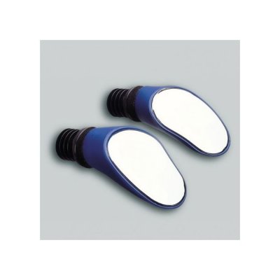 SPRINTECH Paire de retroviseurs velo de course couleur bleu