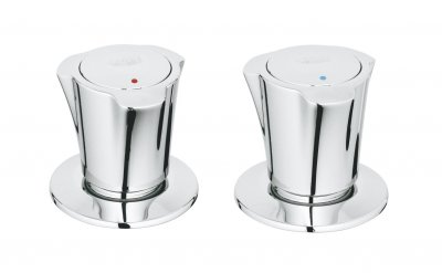 GROHE Paire de robinets COSTA L 1/2 - Chrom&eacute;
