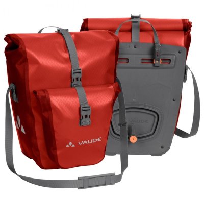 VAUDE Paire de sacoches arriere  aqua back plus lava rouge