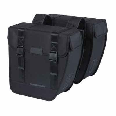 BASIL Paire de sacoches lat&eacute;rales v&eacute;lo  Tour 28L noires