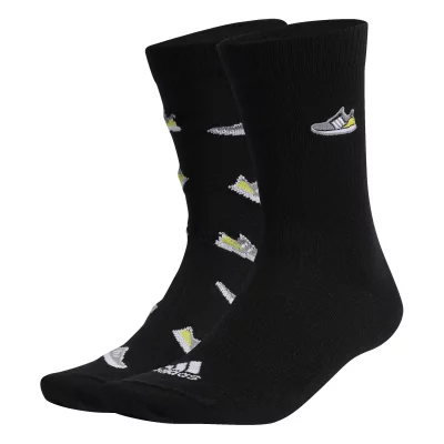 ADIDAS Paires de chaussettes  Run X Ultraboost Shoe Love Graphic (x2)