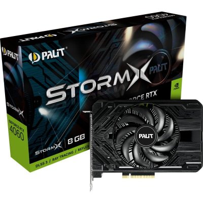 PALIT - Carte Graphique - Nvidia GeForce RTX 4060 StormX 8Go Mini ITX