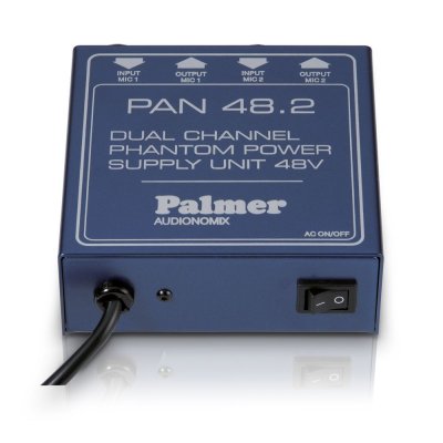 PALMER  PAN 48 - Alimentation Fant&ocirc;me 2 Canaux - Alimentations &eacute;lectrique