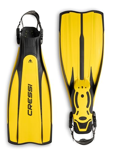 CRESSI Palmes Pro Light  - Couleur - Jaune, Taille - Xs/S-36/38