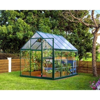 PALRAM  - Canopia Serre de jardin Hybrid 4,6m2 Verte