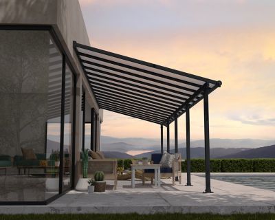 Palram - pergola 27.3m&sup2; gris anthracite 704358 - olympia 704358
