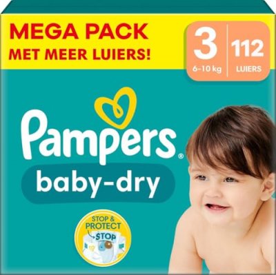 PAMPERS  Couches culottes T3 - Le paquet de 112 couches