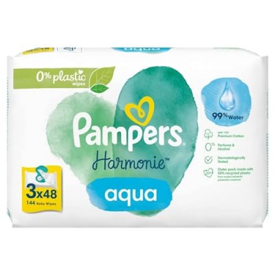 PAMPERS  Harmonie Aqua - 144 Lingettes