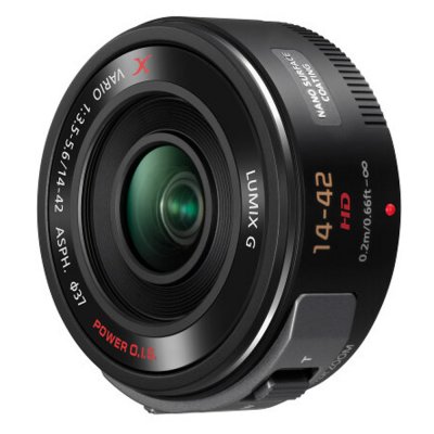 PANASONIC  14-42mm f/3.5-5.6 GX Vario PZ Micro 4/3 Noir