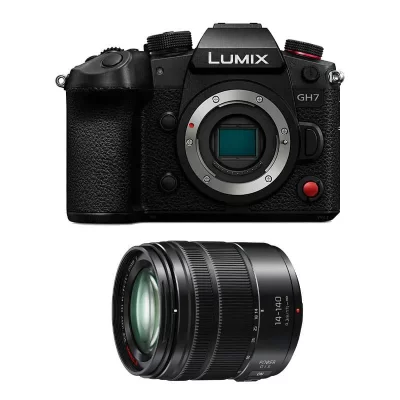 PANASONIC  appareil photo hybride lumix gh7 noir + 14-140 