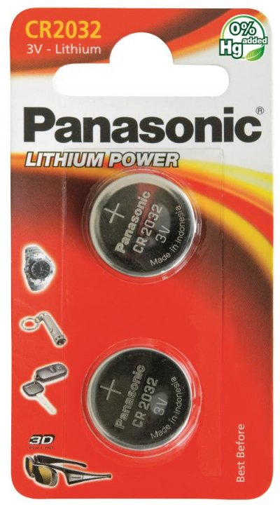 PANASONIC  CR2032L/2BP - Batterie 2 x CR2032 Li 22&hellip; 