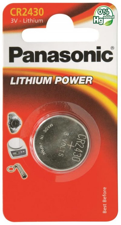 PANASONIC  CR2430L/1BP - Batterie CR2430 - Li - 285 mAh