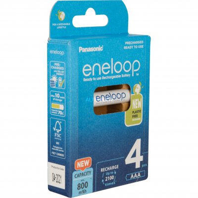 PANASONIC  HR03 Pile rechargeable LR3 (AAA) NiMH 800 mAh 1.2 V 4 pc(s)