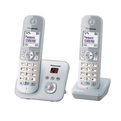PANASONIC  Kx-tg6822gs Wireless Landline Phone Blanc
