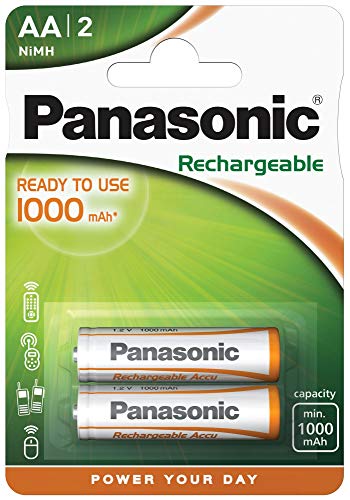 PANASONIC  lot de 2x accu aa 1000mah