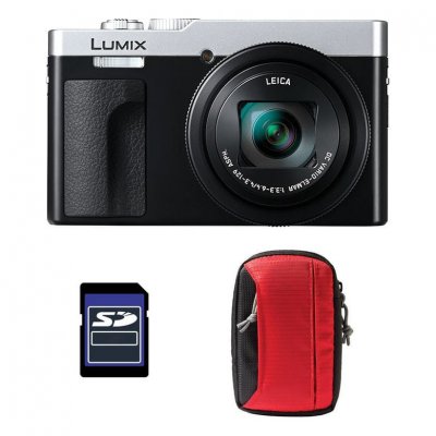 PANASONIC  Lumix TZ99 Silver Garanti 2 ans + Sac + Carte SD 16 Go