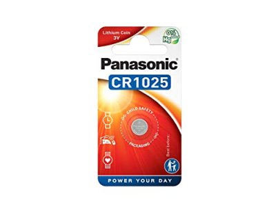 PANASONIC  Pile CR1025  Bouton Lithium 3V