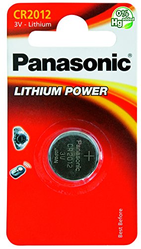 PANASONIC  Pile CR2012  Bouton Lithium 3V