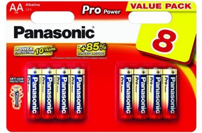 PANASONIC  Pro Power Lr 6 Mignon Alkaline Batteries 8 Units
