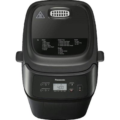 PANASONIC  SD-PN100 Mini machine &agrave; pain fonction minuteur, 18 programmes automatiques 400 g noir