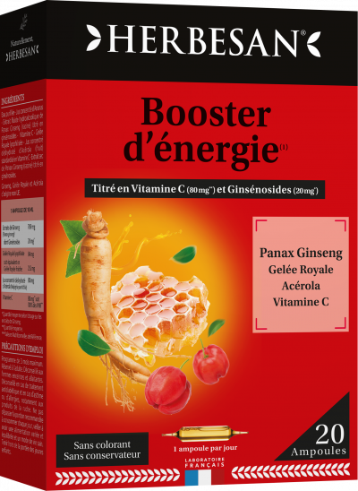HERBESAN Panax ginseng meyer 20 ampoules de 15ml