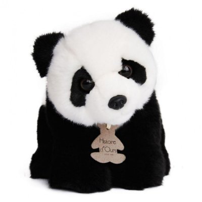 HISTOIRE D OURS Panda en Peluche Noir et Blanc 20 cm