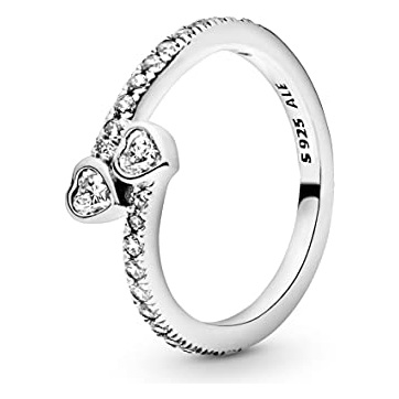 PANDORA  Dames argent sterling Zirkonia bague - 191023CZ-60