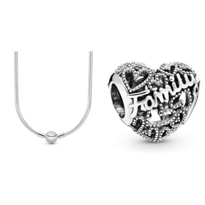 PANDORA  Femme Argent Collier court - 590742HV45