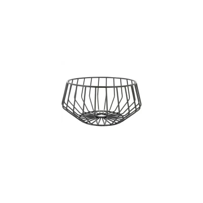 POINT VIRGULE Panier a fruits noir 27x13.8 cm adomo pv-chr-3050