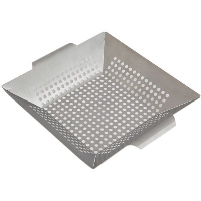 LE MARQUIER Panier &agrave; l&eacute;gumes inox pour barbecue et plancha - 
